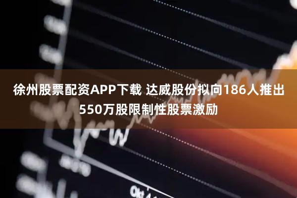 徐州股票配资APP下载 达威股份拟向186人推出550万股限制性股票激励