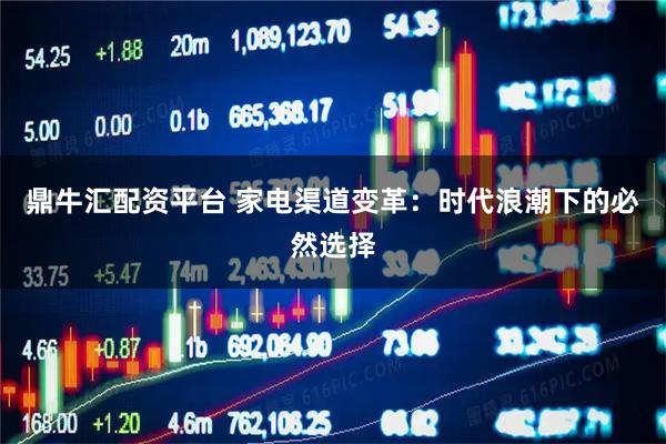 鼎牛汇配资平台 家电渠道变革：时代浪潮下的必然选择